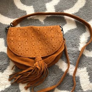 Super cute suede satchel